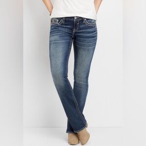 Vigoss Slim Boot Heritage Fit Embellished Jeans